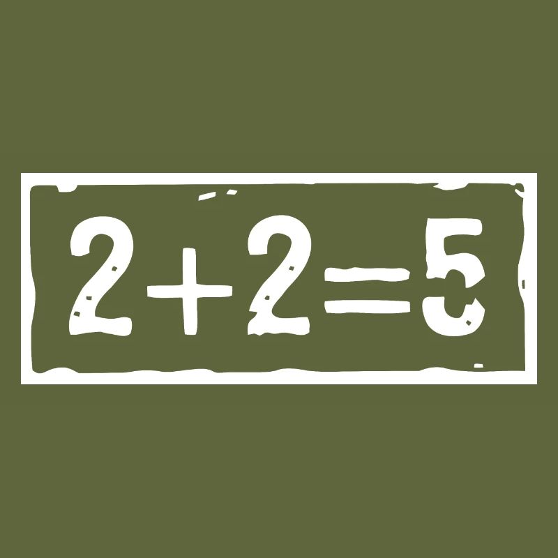 2 plus 2 ergibt 5 (dunkel)