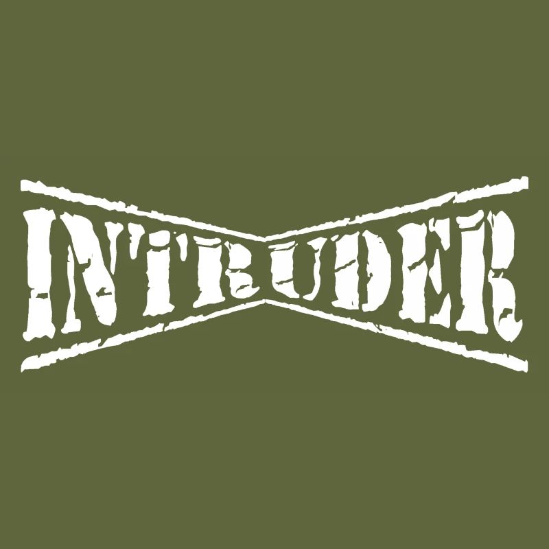 intruder hacker eindringling clan sticker computer