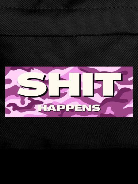 Shit happens pink tarn Design