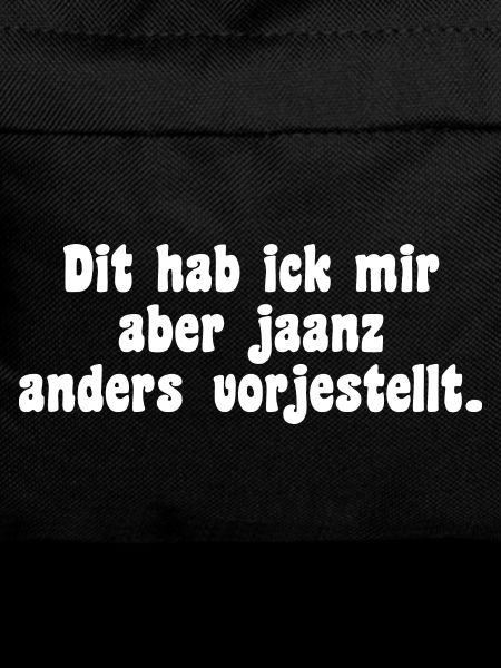 Berlin dialect saying