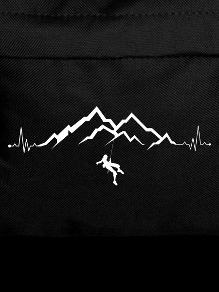 Summit Climber on Mountain Range Pulse