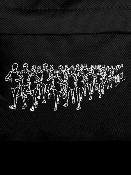 Runner Line Drawing