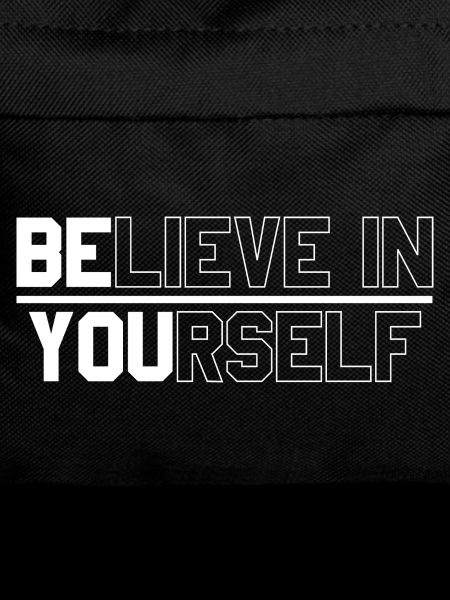 Personal Believe in Yourself Text Design