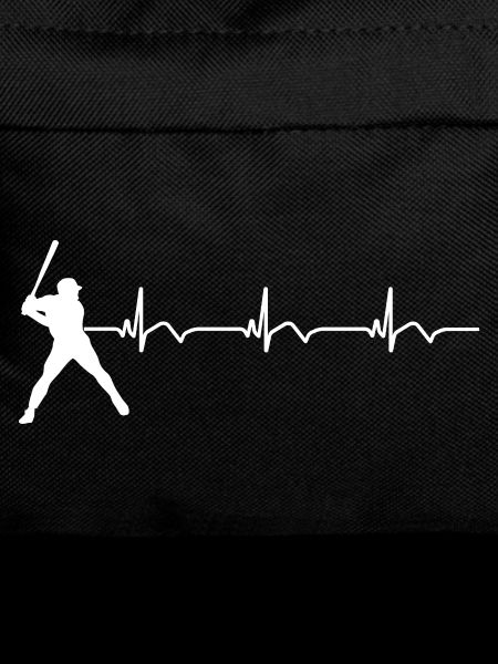 Baseball ECG Heartbeat Baseball Bat