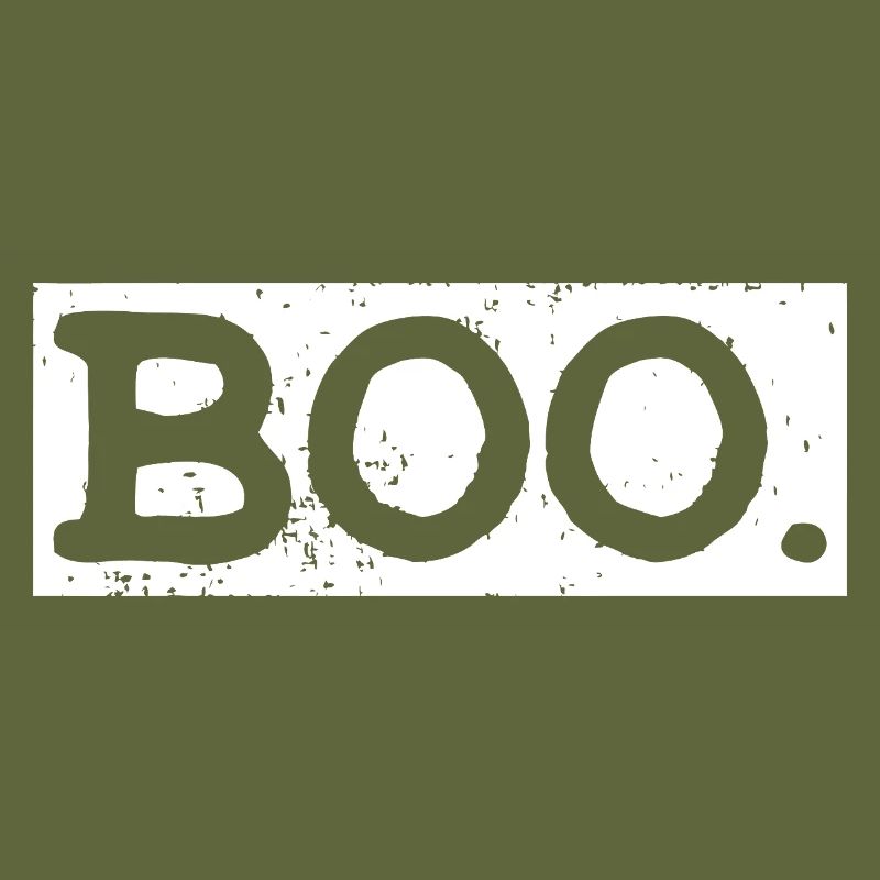 Boo Bold Halloween Typografie