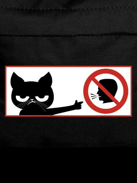 katze, hals Maul