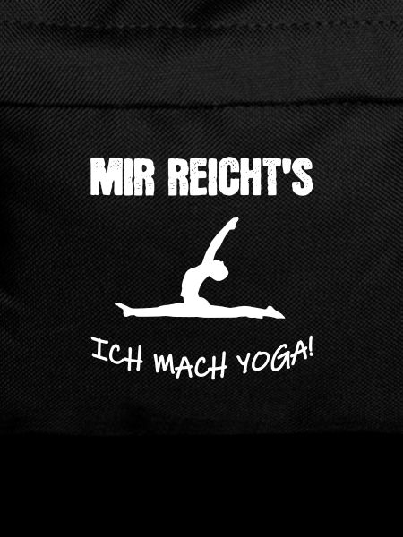 I'm fine, I'm doing yoga