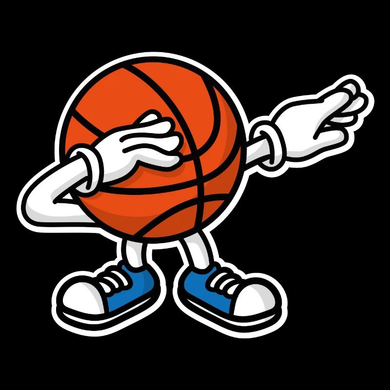 Dab dabbing basketball ball﻿