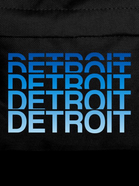 Detroit Gradient Font Block