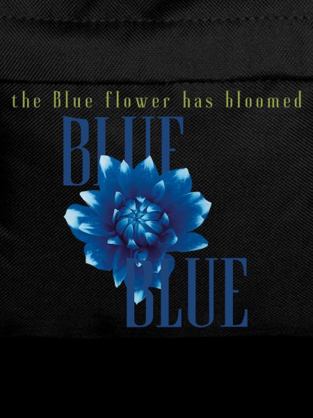Blue Bloom Flower Graphic