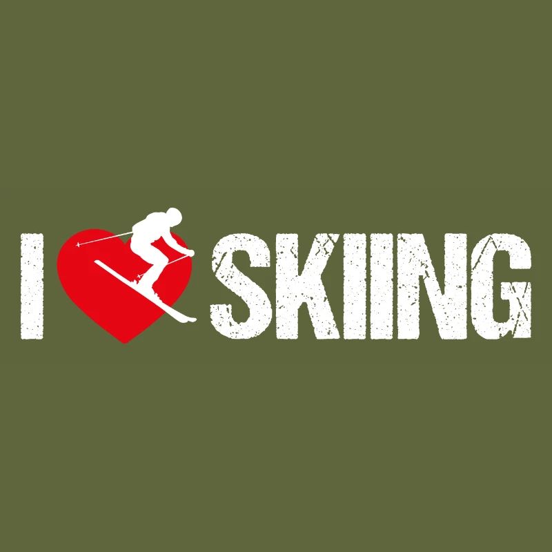 I love skiing