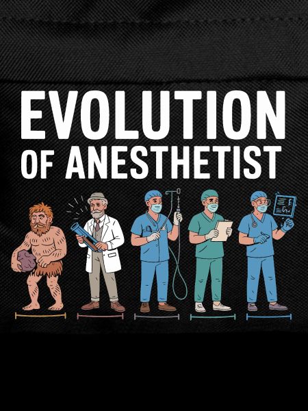 Evolution of Anaesthesiologists Illustration