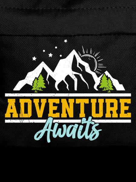 Adventure awaits: mountains and sun