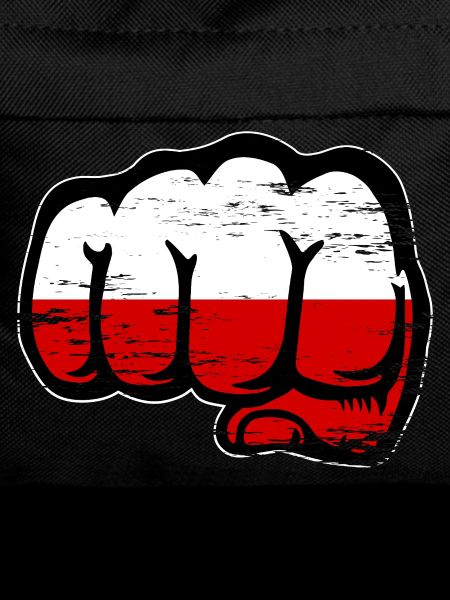 Polen Flagge Faust used