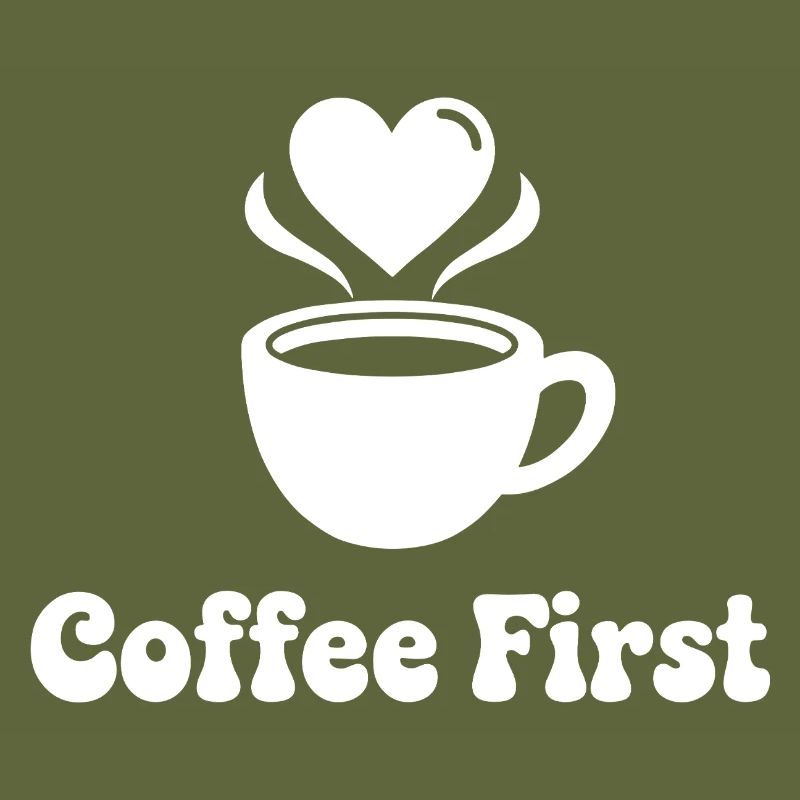 Kaffee First Herzdesign