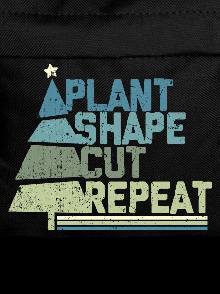 Christmas Tree Grower Plant Shape Cut