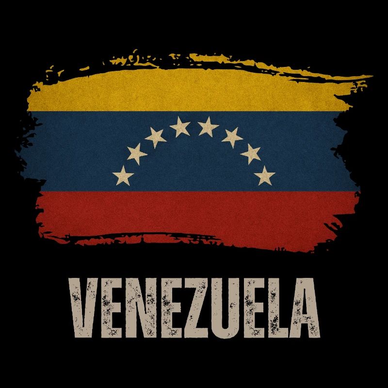 Drapeau du Venezuela, vintage Venezuela