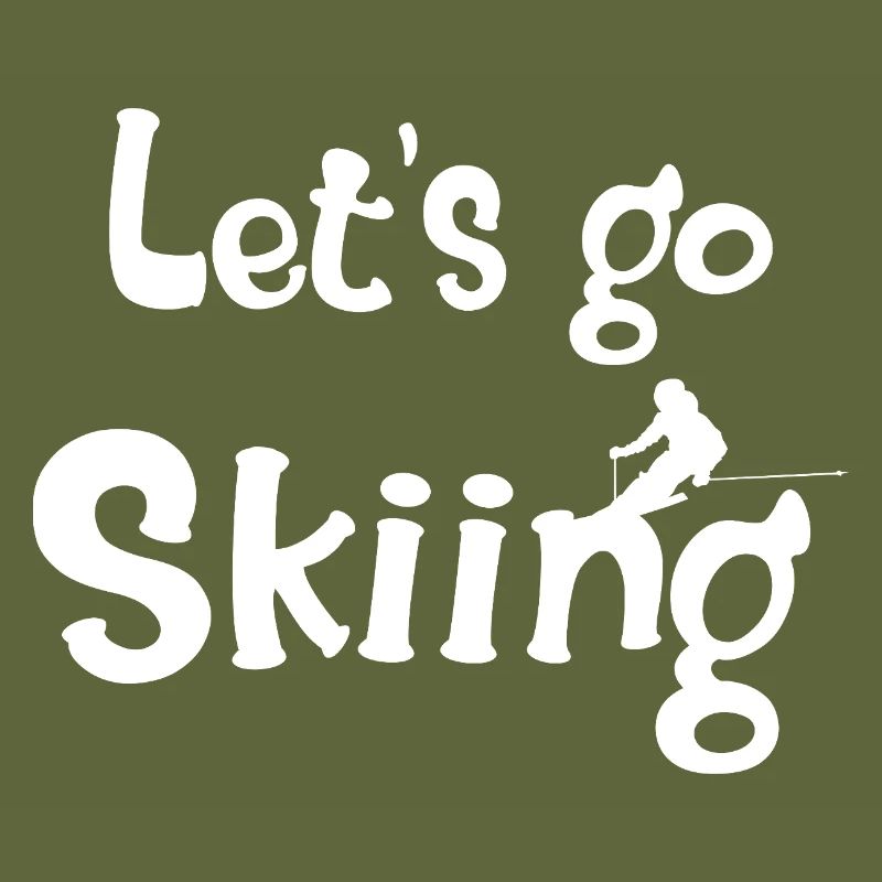 Bold ski lover