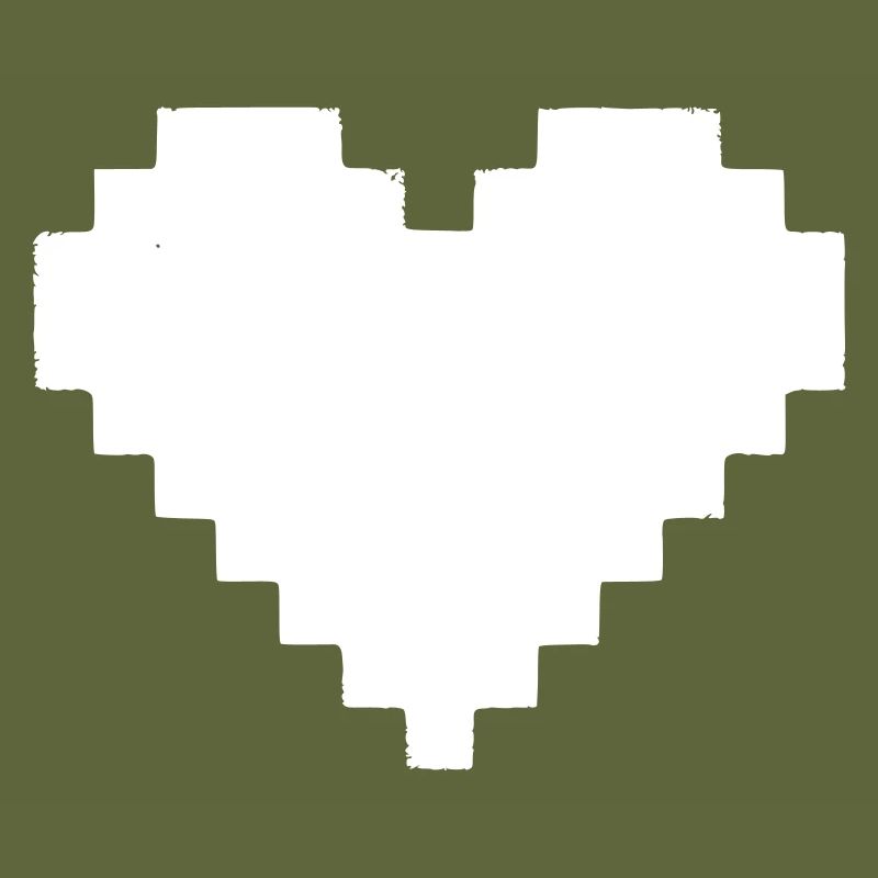 Pixel Herz 8-Bit Leben