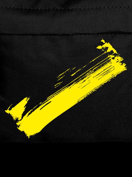 Brush Style Stripe - Diagonal Yellow