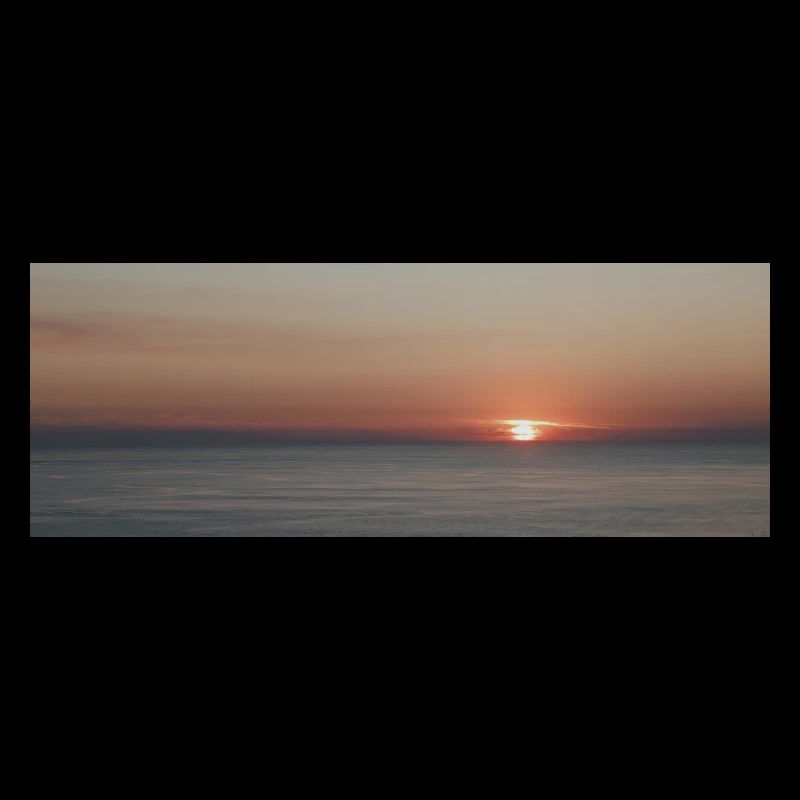 Coucher de soleil sur la mer