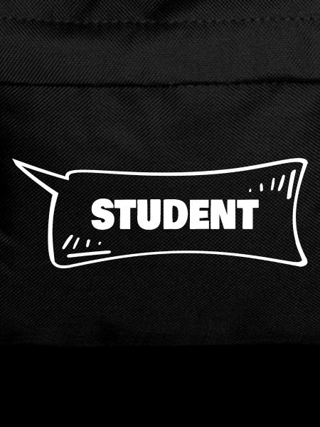 Sprechblase Student
