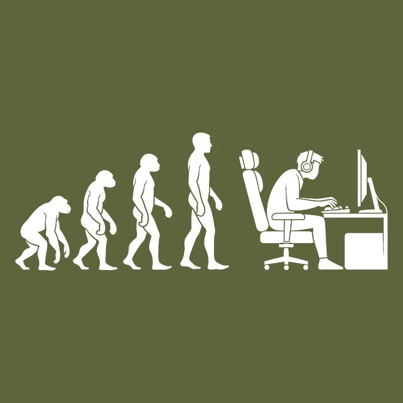 Evolution ends at the desk