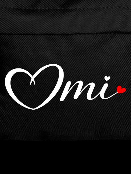 OmI Heart Font with Red Accent