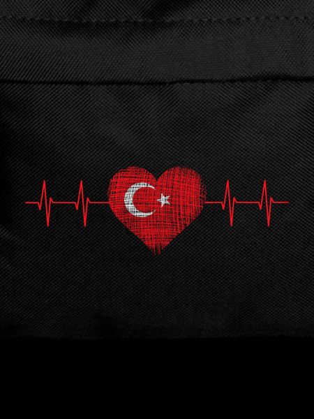 Heartbeat with Turkish flag