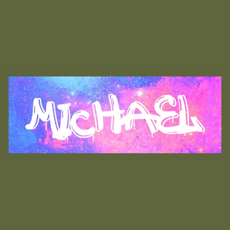 Michael Name cadeau idée de cadeau galaxie