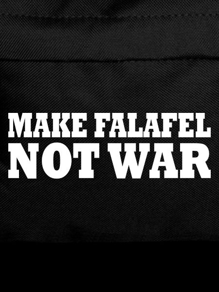 Make falafel not war