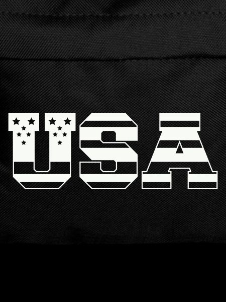 USA Block Font Retro Patriotic