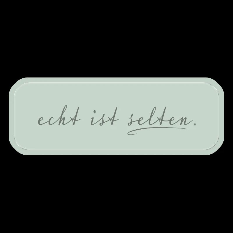 real is rare – minimalist typography