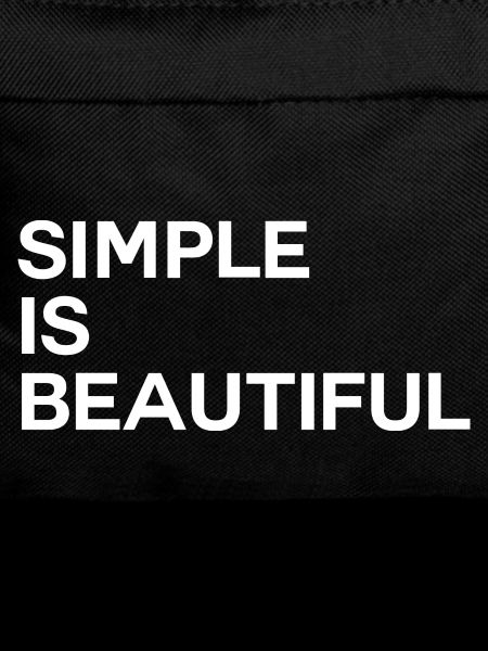 Simple Is Beautiful