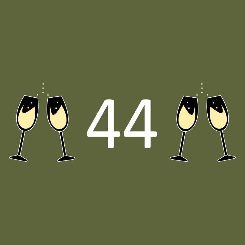 44e anniversaire 44 ans 44 ans numéro 44