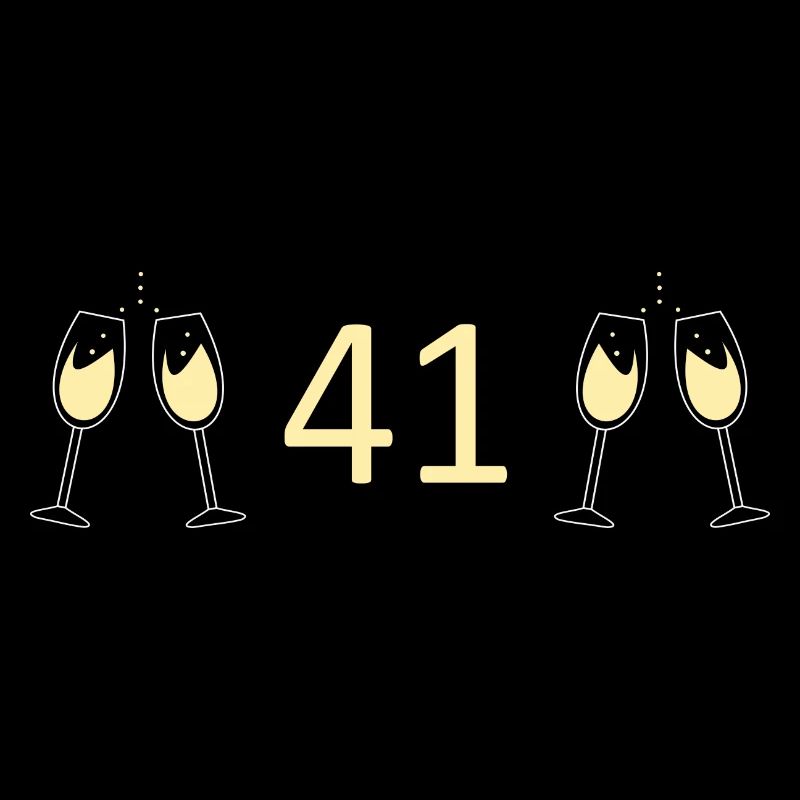 41e anniversaire 41 ans 41 ans 41 ans numéro 41