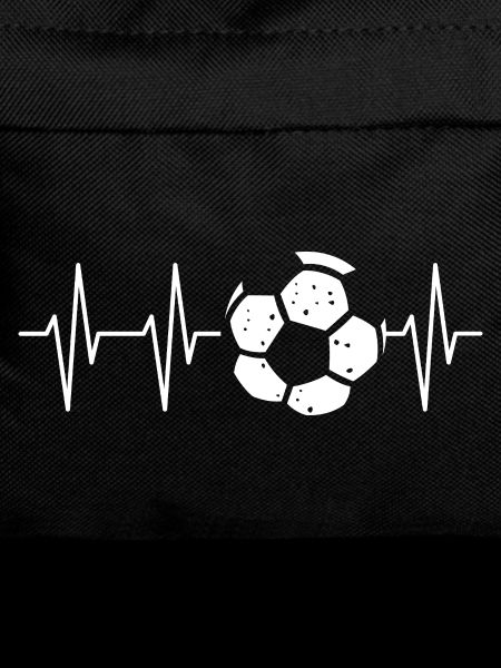 Soccer Heartbeat Line Design