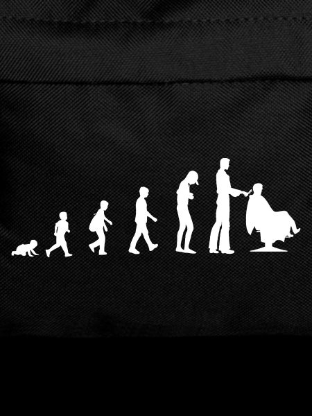 Evolution vom Baby zum Friseur