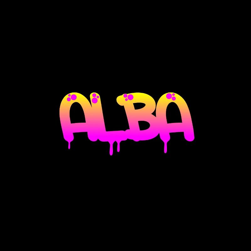 Graffiti name Alba
