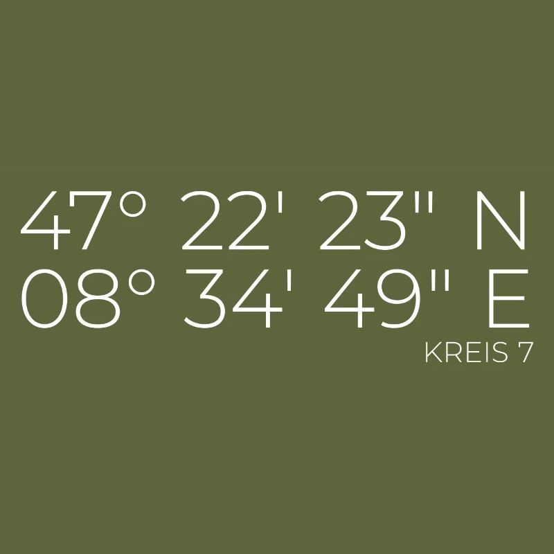 Coordinates District 7 Zurich