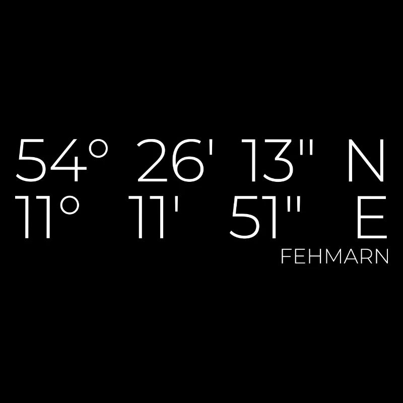 Coordinates Fehmarn