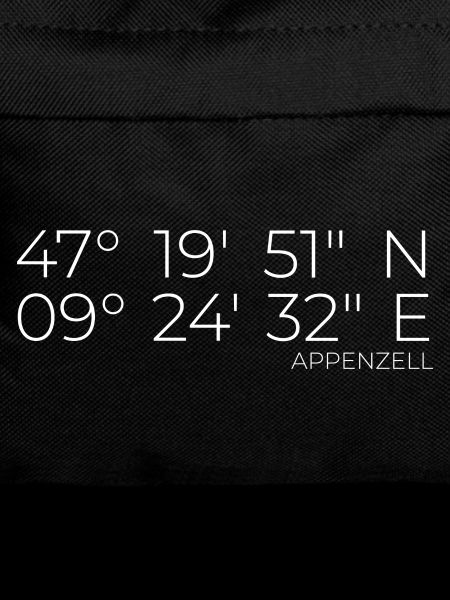 coordinates Appenzell, Switzerland