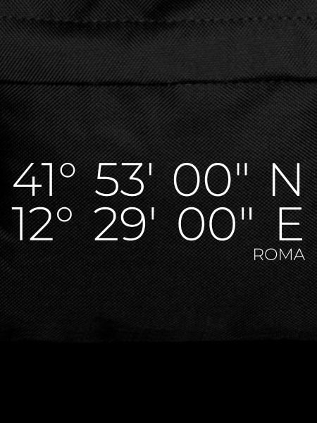 Coordinates Roma Italy