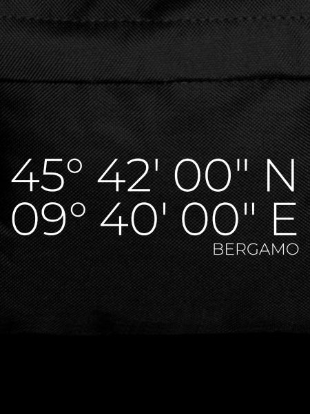 Coordinates Bergamo, Italy