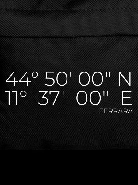 coordinates Ferrara, Italy