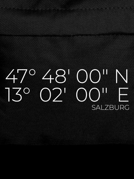 Coordinates Salzburg, Austria