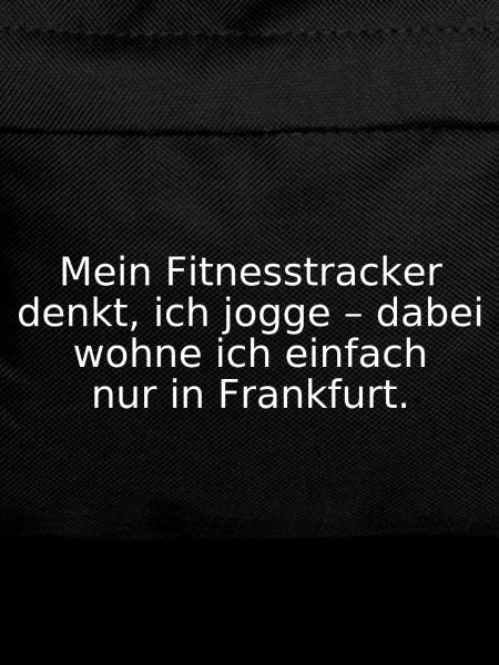 Frankfurt am Main Fitness Tracker Style