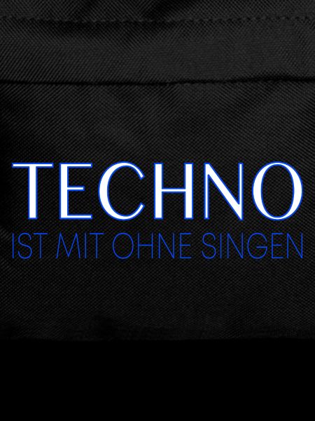 Techno ist mit ohne singen
