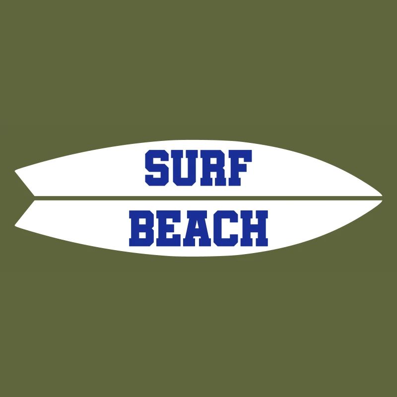 ★ Design colors can be changed ★ Surf Beach (surfboard)