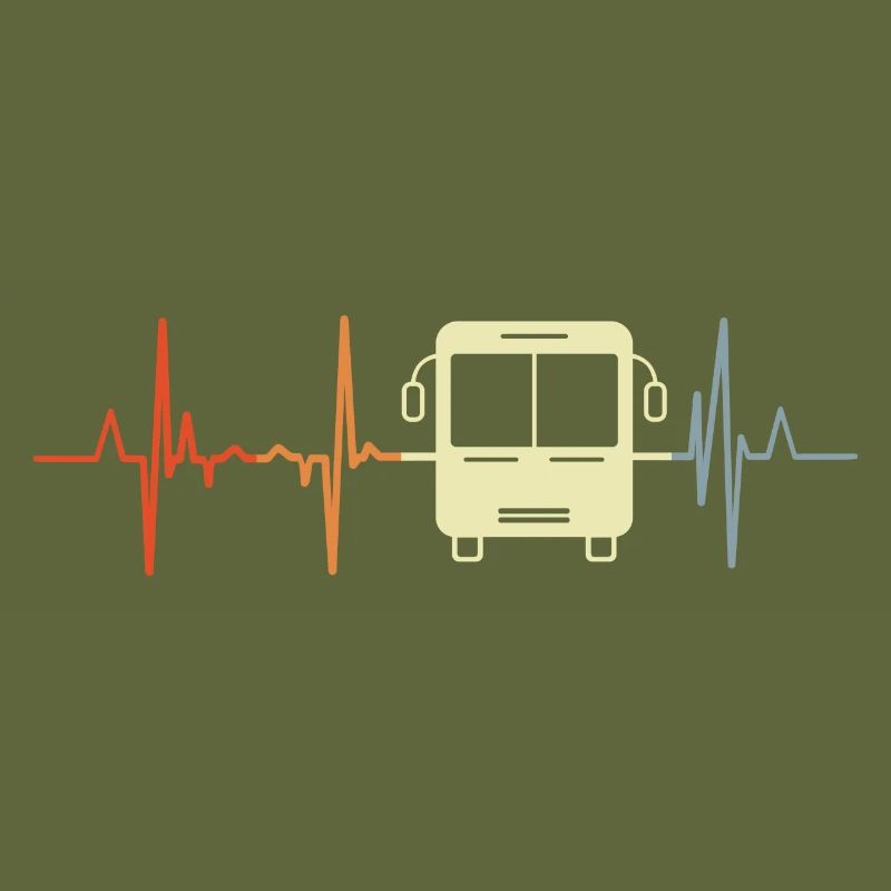 Fréquence cardiaque du bus